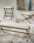 Firth - Rustic Counter Stool - Oatmeal