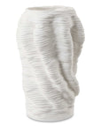 Stratified - Matte Vase - White