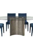 Symmetry - Dining Table - Silver