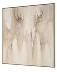 Embark - Hand Painted Abstract Canvas - Black / Brown / Gray / Woodtone