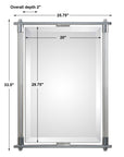 Adara - Vanity Mirror - Silver