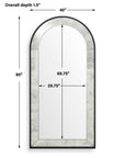 Marlowe - Antique Arch Mirror - Black