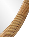 Salina - Round Bamboo Mirror
