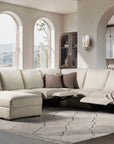 MS - Optimus Five-Seat Power Sectional - Beige