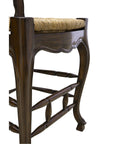 24" Ladderback Counter Stool - Dark Brown