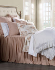 Colette - Full/Queen Reversible Quilt Set Set of 3 - Blush