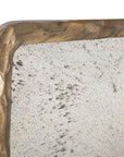 Hammered Edge Mirror - Gold