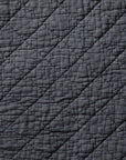Cotton Gauze - Full/Queen Stonewashed Quilt - Charcoal