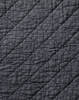 Cotton Gauze - Full/Queen Stonewashed Quilt - Charcoal