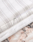 Colette - Full/Queen Reversible Quilt Set Set of 3 - Blush