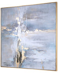 Road Less Traveled - Abstract Art - Blue