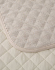 Fairfield - Full Linen Coverlet Set Set of 4 - Cream / Tan