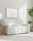 Alister - Power Gliding Loveseat With Console, Power Headrests & Lumbar
