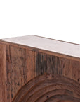Cole - Console - Dark Brown / Beige