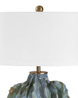 Ruffle Up - Table Lamp - Blue Green