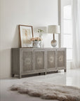 Melange - Emmett Entertainment Console - Dark Gray