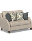 Gianna - Fabric Loveseat With Nailhead Trim