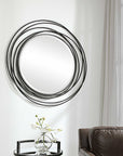 Whirlwind - Round Mirror