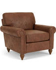 Moxy - Fabric Chair With Rolled Arms