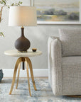 Alice - Oak Adjustable Accent Table