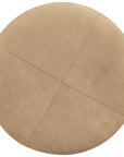 Cashiers - Cocktail Ottoman - Chestnut / Vintage Ecru