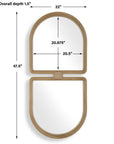 Jacques - Art Deco Mirror - Gold