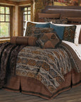 Rio Grande - Twin Duvet Cover Set Set of 5 - Brown