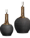 Arnav - Matte Bottles (Set of 2) - Black