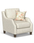 Gianna - Fabric Chair With Nailhead Trim
