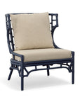 Palma - Occasional Chair - Blue / Beige