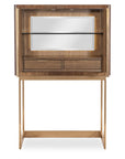 Eleana - Bar On Stand - Medium Wood