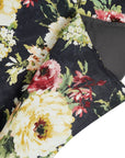 Peony - Queen Washed Linen Comforter Set Set of 3 - Charcoal