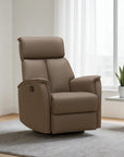 Sylas - Recliner Swivel Glider - Tucker-Taupe