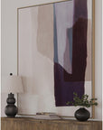 Salone Canvas Art - Beige / Blue