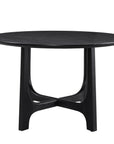 Dunnigan - Round Dining Table - Black