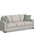 Theodore - Fabric Stationary Three-Cushion Sofa