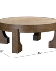 Canyon - Cocktail Table - Espresso / Travertine
