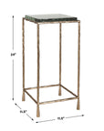 Ovard - Antiqued Accent Table - Bronze