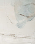 One And Only - Hand Painted Abstract Art - Blue / Brown / Gray / White