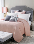 Jolie - King Duvet Cover - Pink