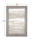 Zole I Framed Canvas - Gray