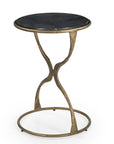Hourglass - Accent Table - Bronze / Black