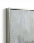 Quiet Reflection Framed Canvas - Silver