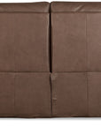MS - Simone ZG 2 over 2 Power Sofa With Power Headrest and BT speaker - Brown