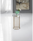 Melange - Grove Round End Table - Dark Brown