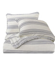 Prescott - Queen Duvet Cover Set Set of 3 - Navy