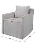 Welland - Swivel Chair - Gray