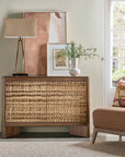 Eleana - Two Door Chest - Medium Wood