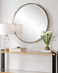 Wesley - Round Mirror - Gold