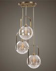Mimas - 3 Light Cluster Pendant - Gold